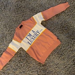 ROWING BLAZERS - GYLES & GEORGE "I'M A LUXURY" SWEATER